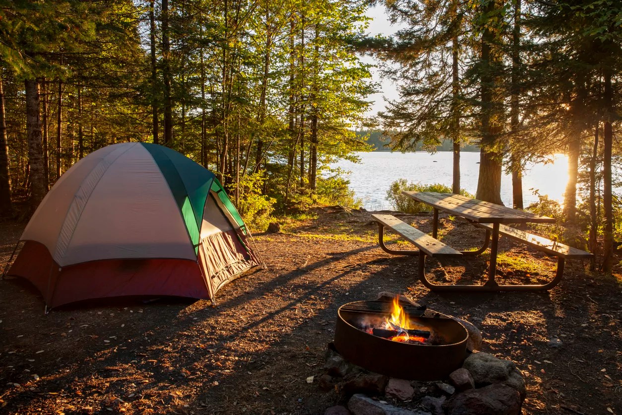 Then and Now: Camping