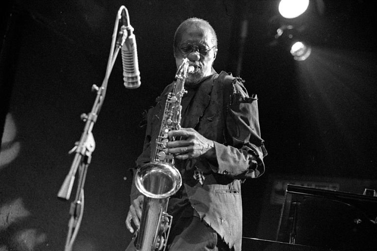 Charles Gayle performing at the Knitting Factory on June 7, 1999.(Photo by Hiroyuki Ito/Getty Images)