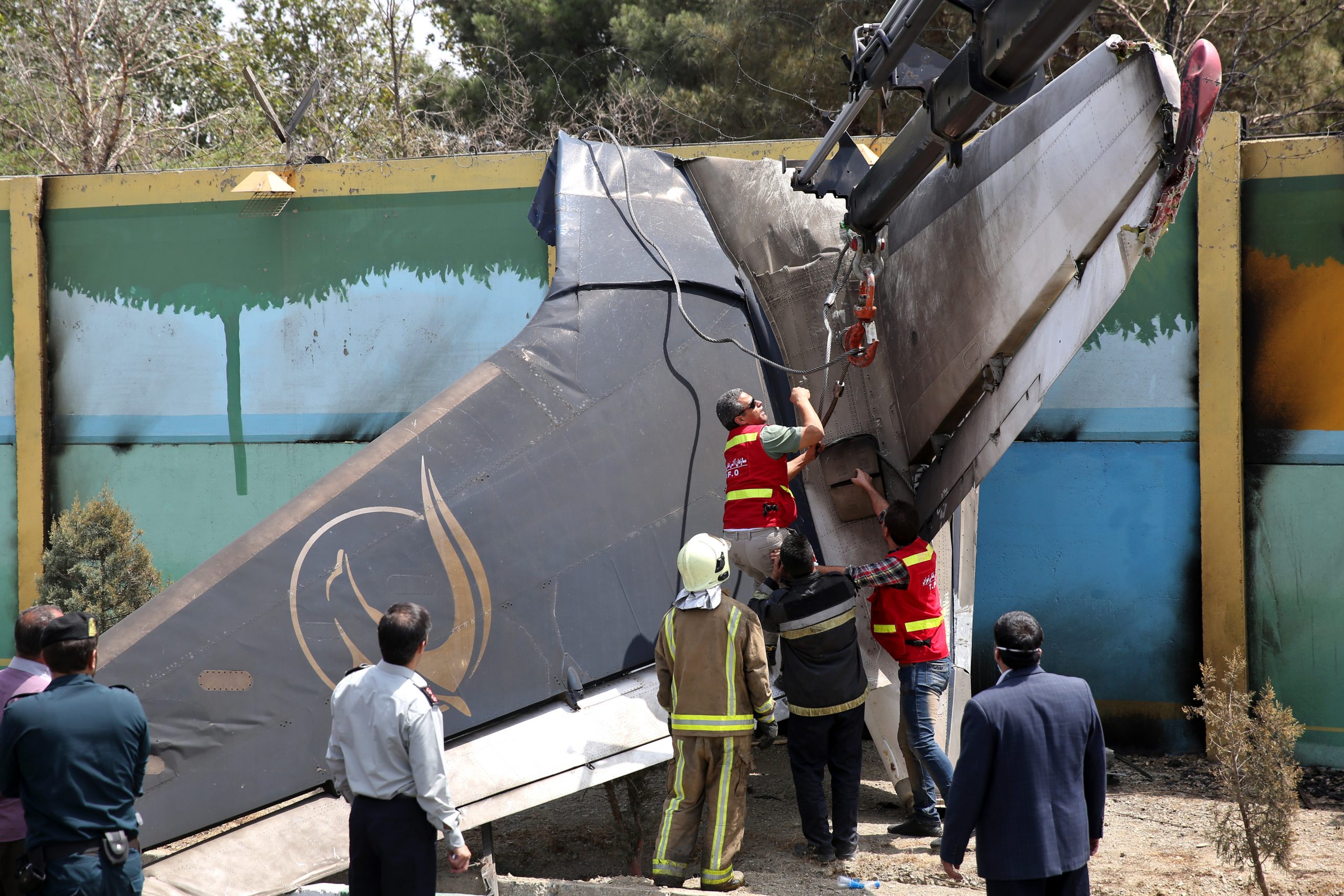 Survivor: Engine out before Iranian airplane crash