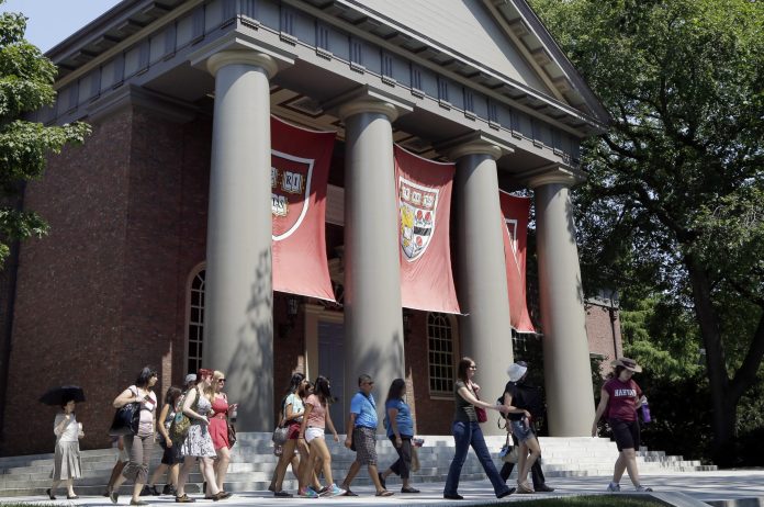 Harvard University released its sexual assault statistics as part of federal regulations, and it turns outÂ 18.1 percent of reported rapesÂ on campus are "unfounded." (AP Photo)Â Â 