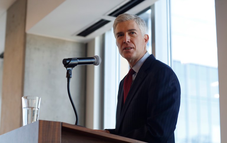 When he was nominated to serve on the 10th Circuit Court of Appeals, Judge Neil Gorsuch was only 38 years old. (AP Photo/David Zalubowski)