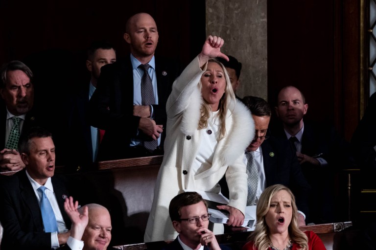 Marjorie Taylor Greene delivers her own State of the Union — ‘Joe Biden is weak’