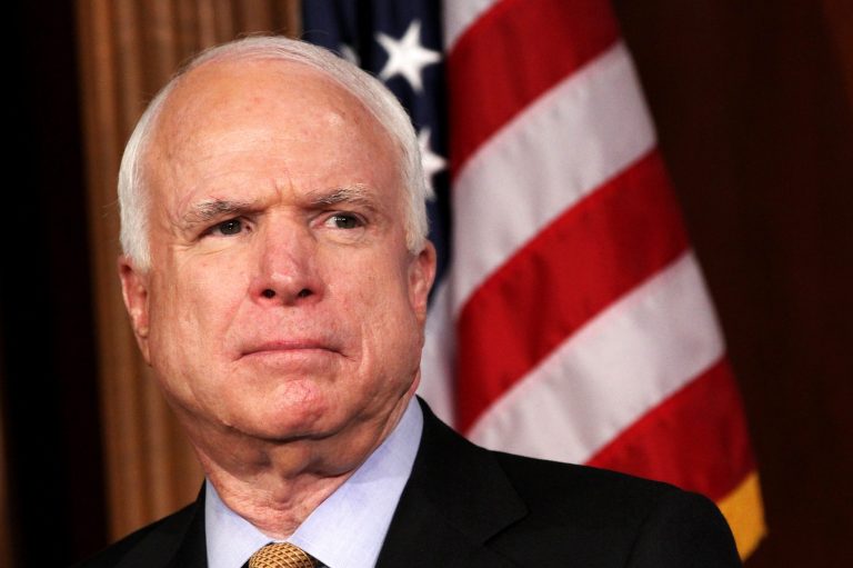   FILE - In this March 28, 2012 file photo, Sen. John McCain, R-Ariz. listens during a news conference on Capitol Hill in Washington. McCain said in an interview posted online Friday that 