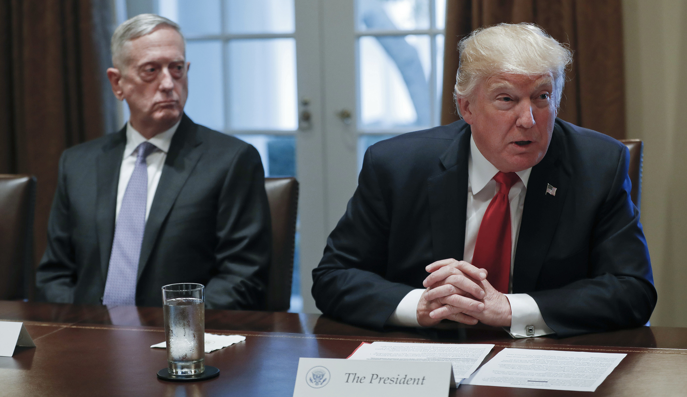 Jim Mattis denies officials shield Trump from Russia intelligence