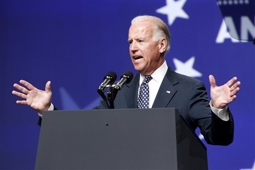 Vice President Joe Biden speaks at the National Council of La Raza convention in Las Vegas. (AP Photo)