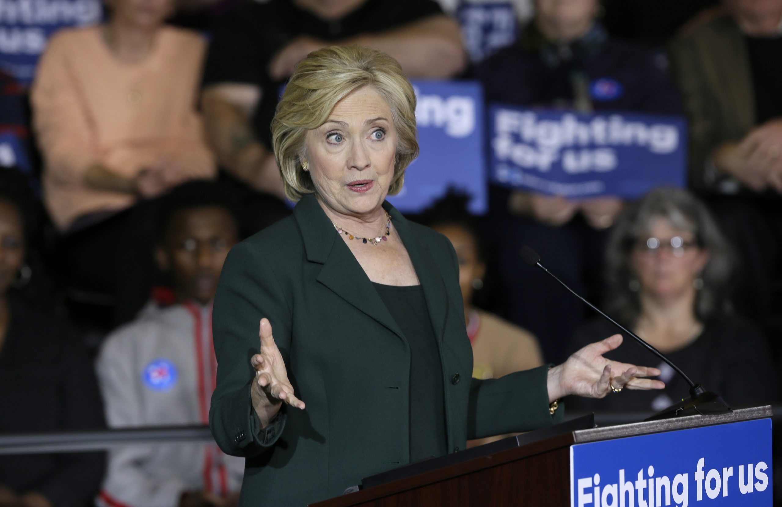 Clinton blasts Pfizer, a major Clinton donor