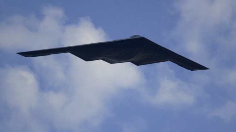 The deployment marks the first time all three of America's long-range heavy bombers have been deployed to Europe at the same time. (AP Photo/Charlie Riedel)