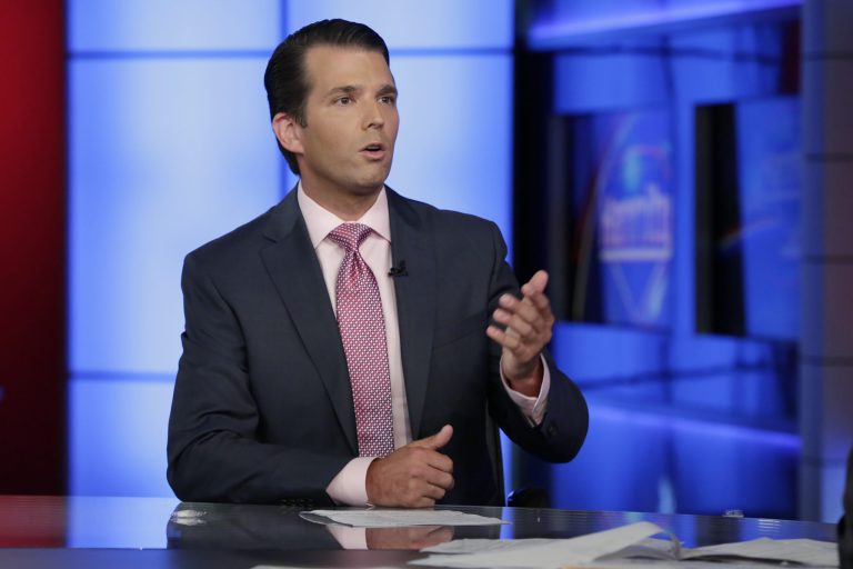 The news that Donald Trump Jr., who once bragged that his family had significant business interests in Russia, met with a Kremlin-linked lawyer along with his father's former campaign manager and one of his closest advisers is the straw that broke the camel's back. It's time to remove the stain from the presidency. Trump must go. (AP Photo/Richard Drew)(AP Photo/Richard Drew)