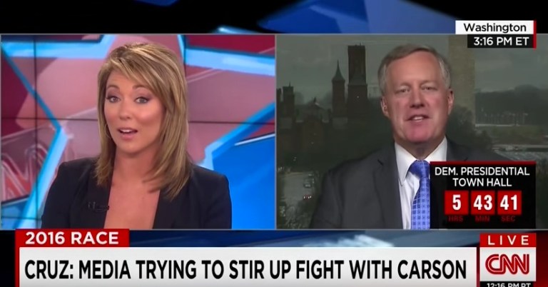 Baldwin said on-air it was "B.S." for Cruz to suggest CNN was to blame for how his team behaved in Iowa. (Screengrab/CNN)