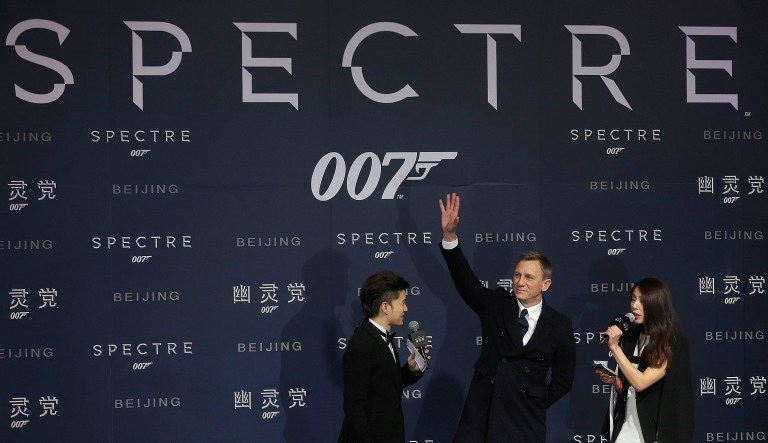 James Bond, the fictional British spy created by Ian Fleming, has starred in 26 separate movies. But now Bond might be entering uncharted waters: The TV streaming market. (AP Photo/Andy Wong)