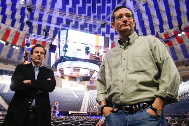 Rick Tyler was fired by Cruz after he distributed a video that made it look like Rubio was disparaging the Bible. (AP Photo/Andrew Harnik)