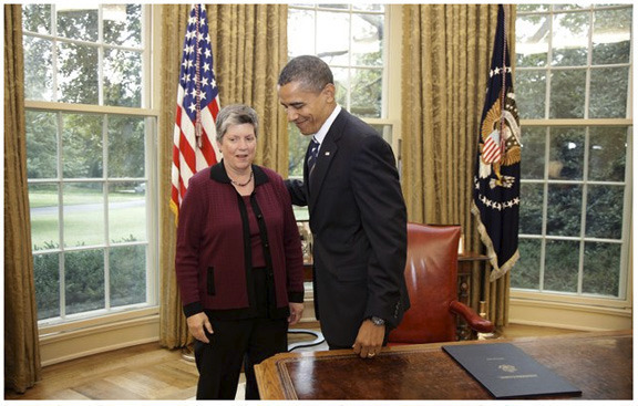Napolitano resignation wins just 154 Obama words; LaHood got 178, Apple’s Jobs, 200