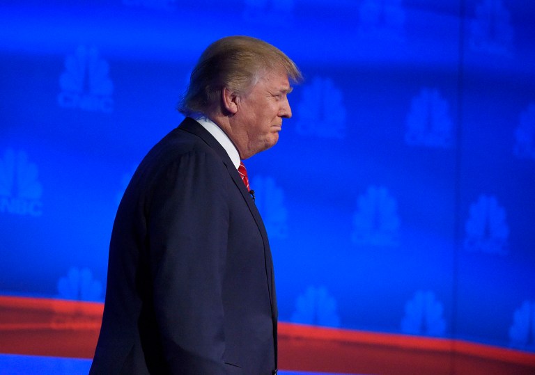 Earlier this month, Trump for the first time acknowledged that Obama was born in the U.S. after spending five years stirring up rumors that he was born outside the country. (AP Photo/Mark J. Terrill)