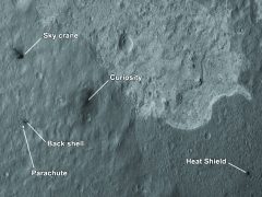Mars crater where rover landed looks ‘Earth-like’