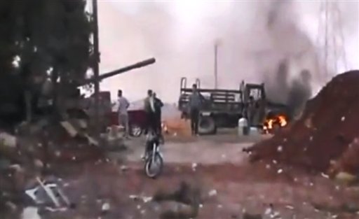 Syrian government forces mounted new ground attacks against rebel-controlled neighborhoods in Syria's commercial hub of Aleppo. (AP Photo)