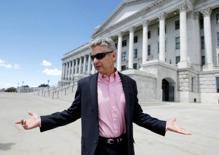 Johnson will appear on the ballot in all 50 states as a third party alternative to Hillary Clinton and Donald Trump. (AP Photo/Rick Bowmer, File)