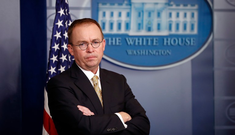As a member of Congress, Mick Mulvaney was a deficit hawk. As director of the Office of Management and Budget, he has been unable this year to piece together a budget request that balances. (AP Photo/Alex Brandon)