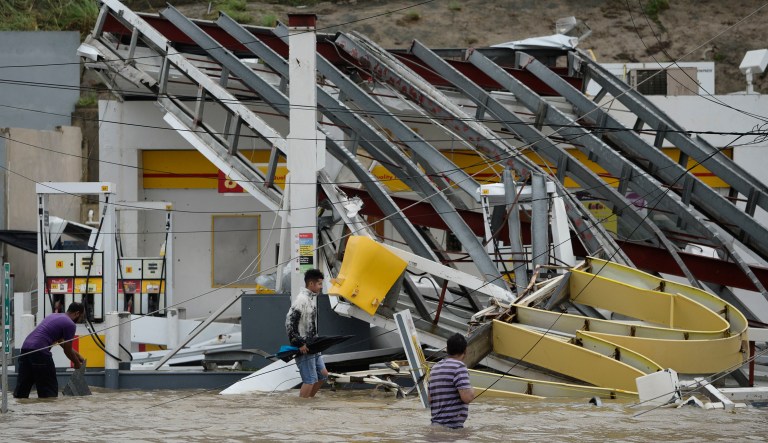 Hurricane Maria caused $90 billion in damage after devastating Puerto Rico and the Caribbean in late September, setting off a humanitarian crisis and leaving much of the U.S. territory without power. (AP Photo/Carlos Giusti)