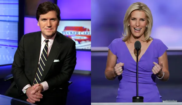 Tucker Carlson and Laura Ingraham receive their highest ratings during impeachment trial