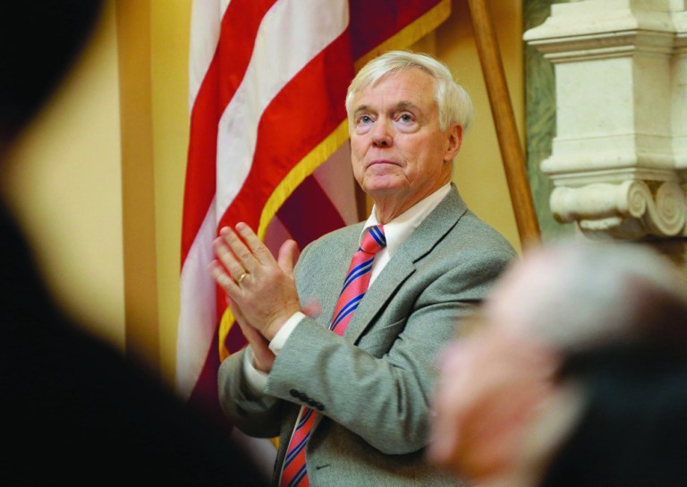 Steve Helber/AP
Virginia House Speaker Bill Howell said he was against automatic restoration of voting rights for all nonviolent felons who complete their sentences.