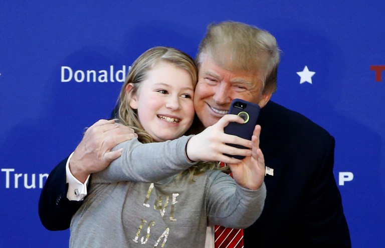 Donald Trump saw an opportunity earlier this month to court disenchanted millennials with a not-so-secret weapon. (AP Photo/Matt Rourke)