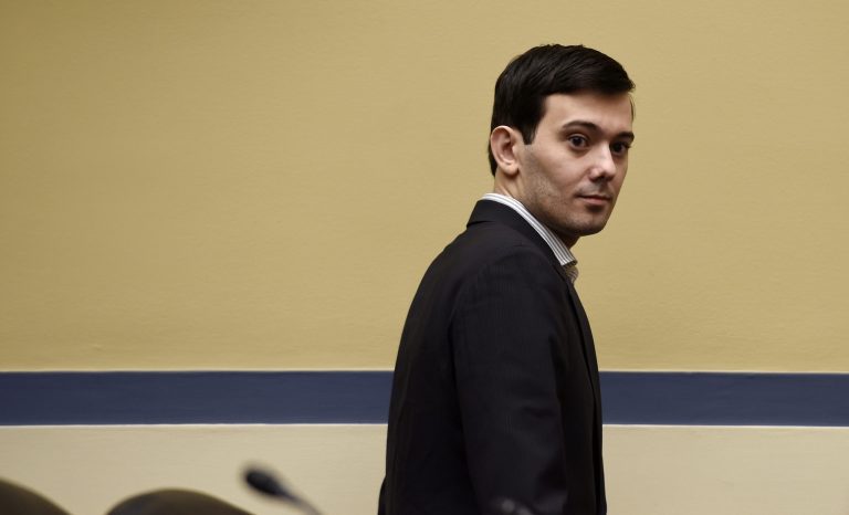Shkreli is charged with using an investment fund to prop up the earnings for the Retrophin. (AP Photo/Susan Walsh, File)