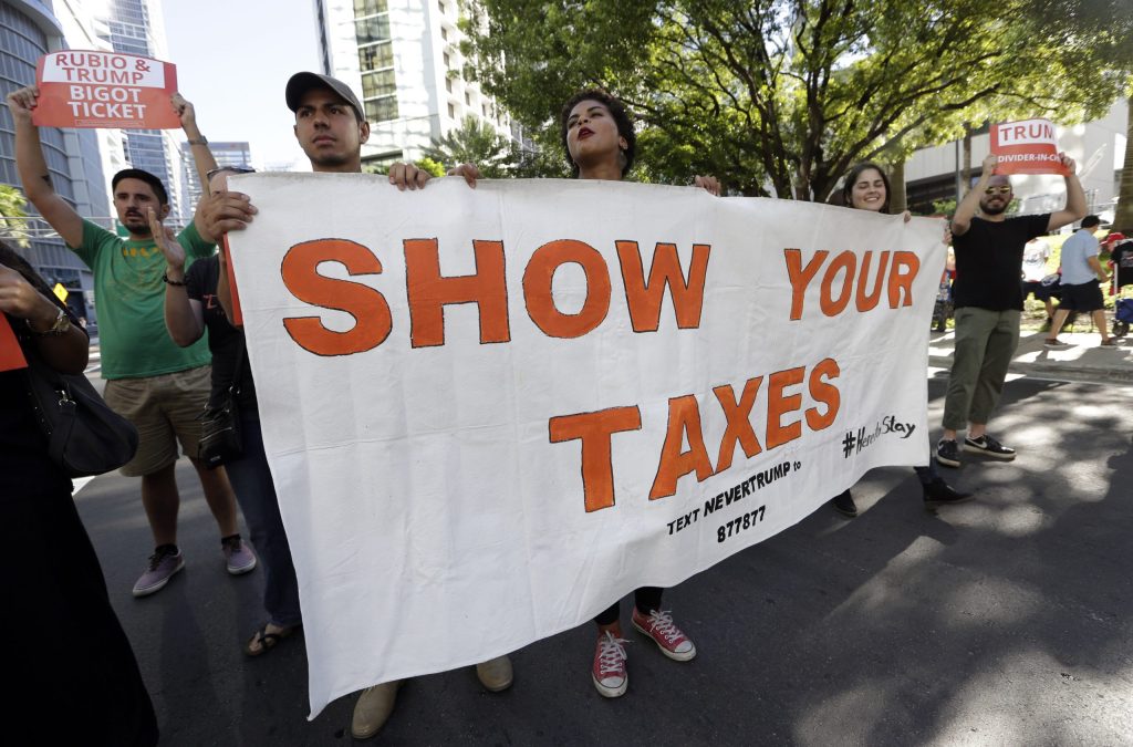 Congressional Democrats demand Trump’s tax returns