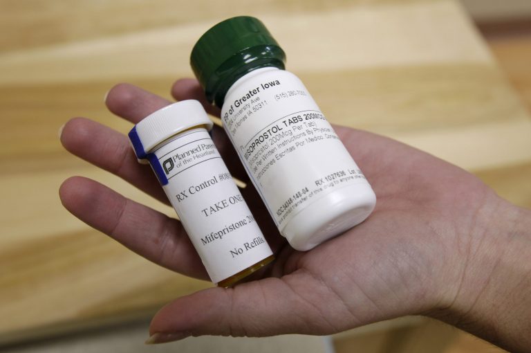 The Supreme Court on Monday said it won't rule on a case seeking limits on the abortion-inducing drug RU-486, leaving in place an Oklahoma court ruling that rejected a state law curbing the use of the so-called 