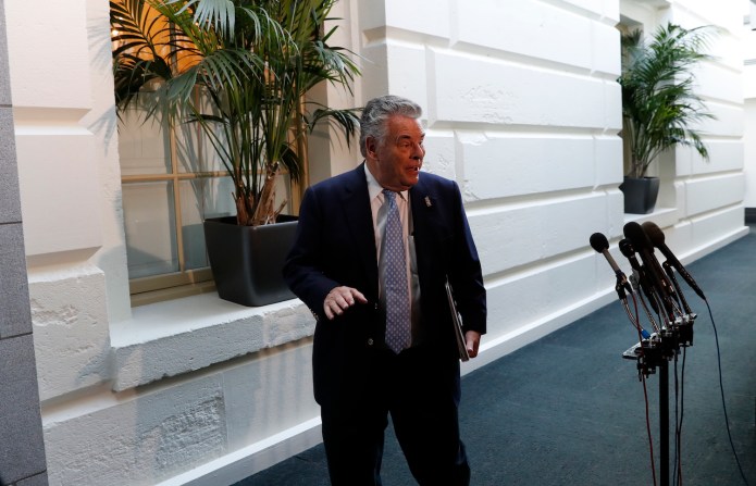 "There is no CIA conclusion," King said. (AP Photo/Alex Brandon)