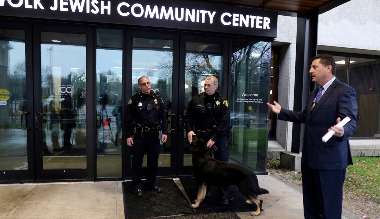 Following President Trump's election, hundreds of bomb threats to Jewish community centers and schools repeatedly made front page headlines. But where Trump supporters actually involved in these crimes? (AP)