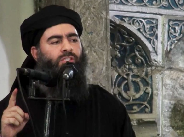 The Russian military claims it killed Abu Bakr al-Baghdadi, the leader of the Islamic State group, in an airstrike in late May, but the U.S. has not been able to confirm the claim. (AP photo)