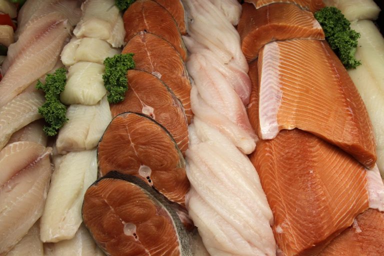 FILE - This Sept. 10, 2010 file photo shows the seafood counter in Whole Foods is shown in Hillsboro, Ore. The government is reminding pregnant women to stay away from certain fish that can be high in mercury. But the agency won't require package labeling on mercury content, which is what consumer groups had sought. The draft advice issued Tuesday by the Food and Drug Administration and the Environmental Protection Agency is unlikely to clear up confusion over exactly what seafood pregnant women and young children should eat and what they should avoid. Consumer groups have sued the agency, saying its warnings haven't been clear enough about what fish could pose a risk. (AP Photo/Rick Bowmer, File)
