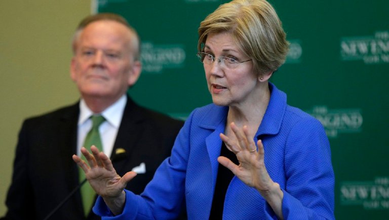 Elizabeth Warren, long considered a Democratic favorite in the next election, said her focus is on the Senate. (AP Photo/Steven Senne)