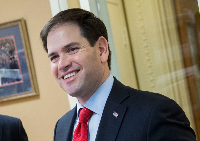 Rubio said his intention wasn't to promise voters a perfect life, but to tell them they could have a remarkably improved and more comfortable life under his policy approach. (Getty Images File)
