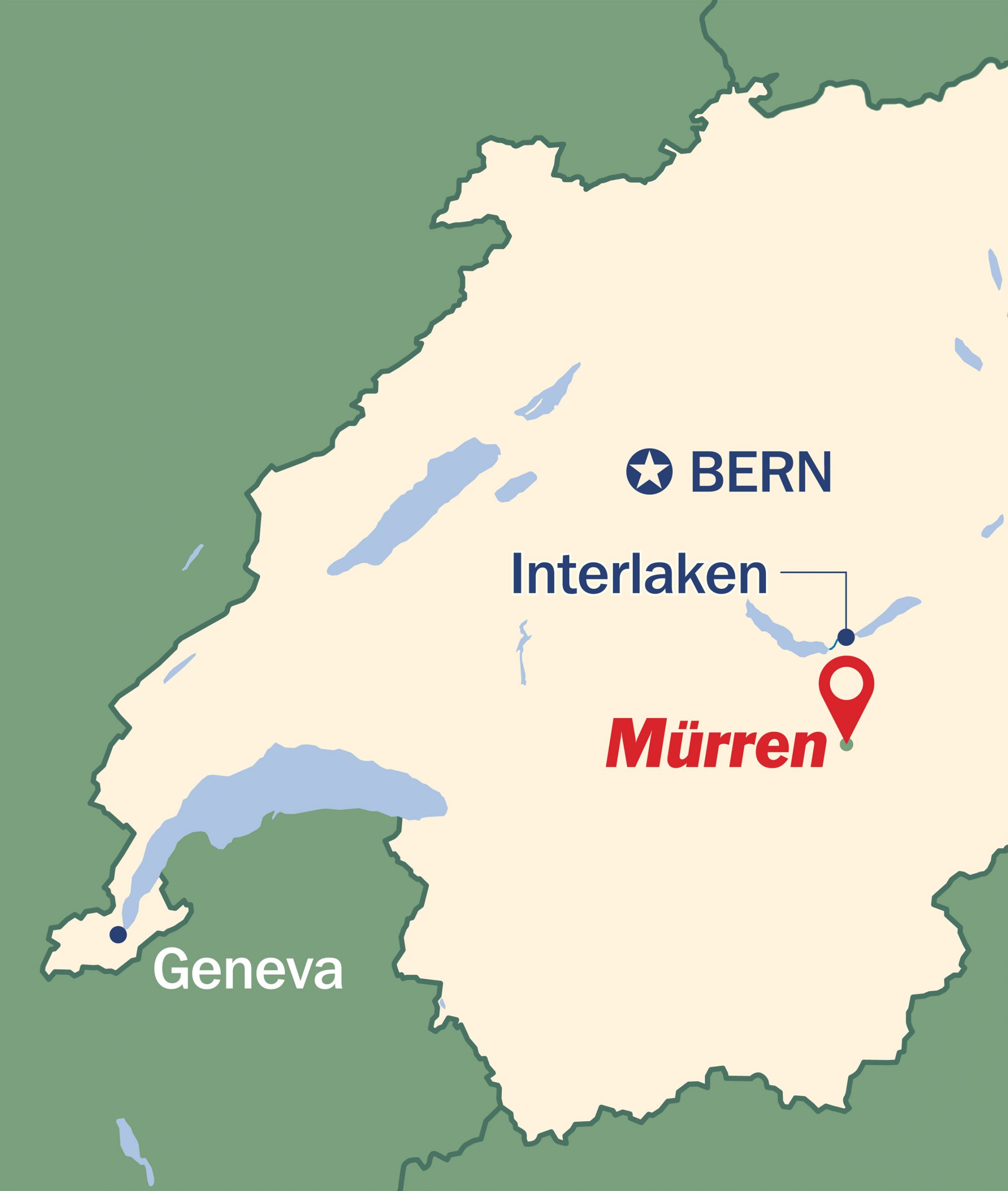 Map of the location of the Bond museum