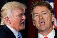 Donald Trump and Rand Paul, unlikely allies