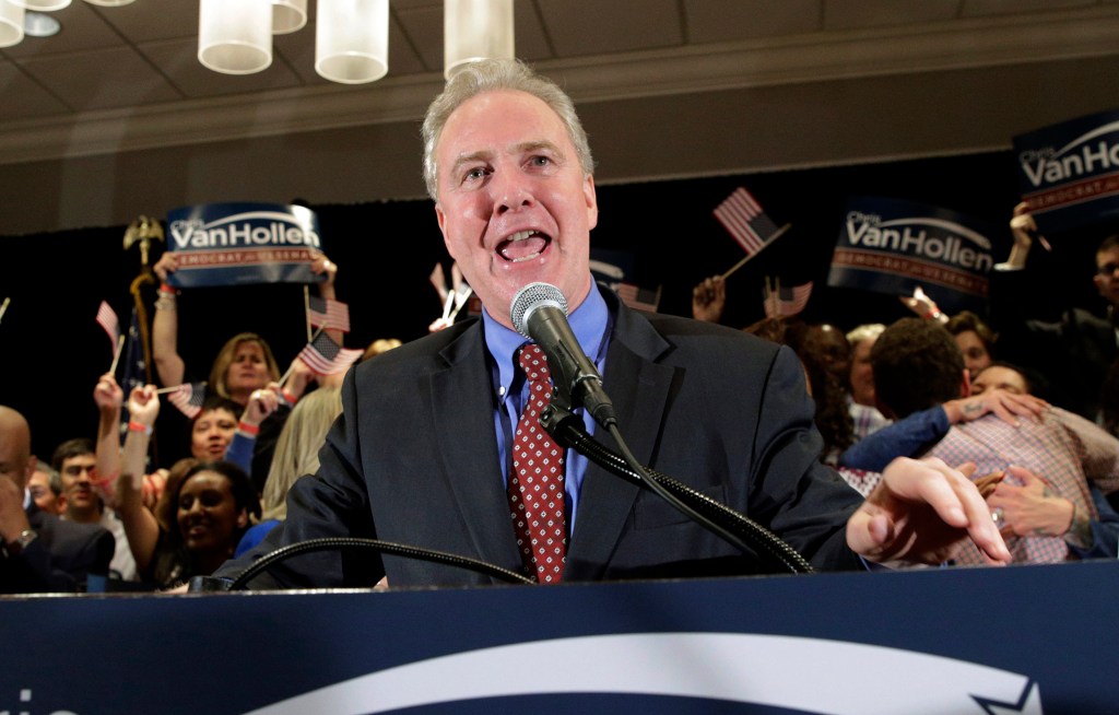 Van Hollen complains about ‘dark money,’ which is actually helping him