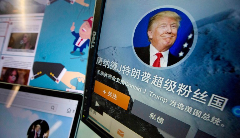 Multiple officials familiar with the procedures in place said Tuesday President Trump will, in fact, be able to tweet in China, a country with limited social media freedom. (AP Photo/Ng Han Guan)