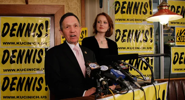 Kucinich, abortion, and party lines