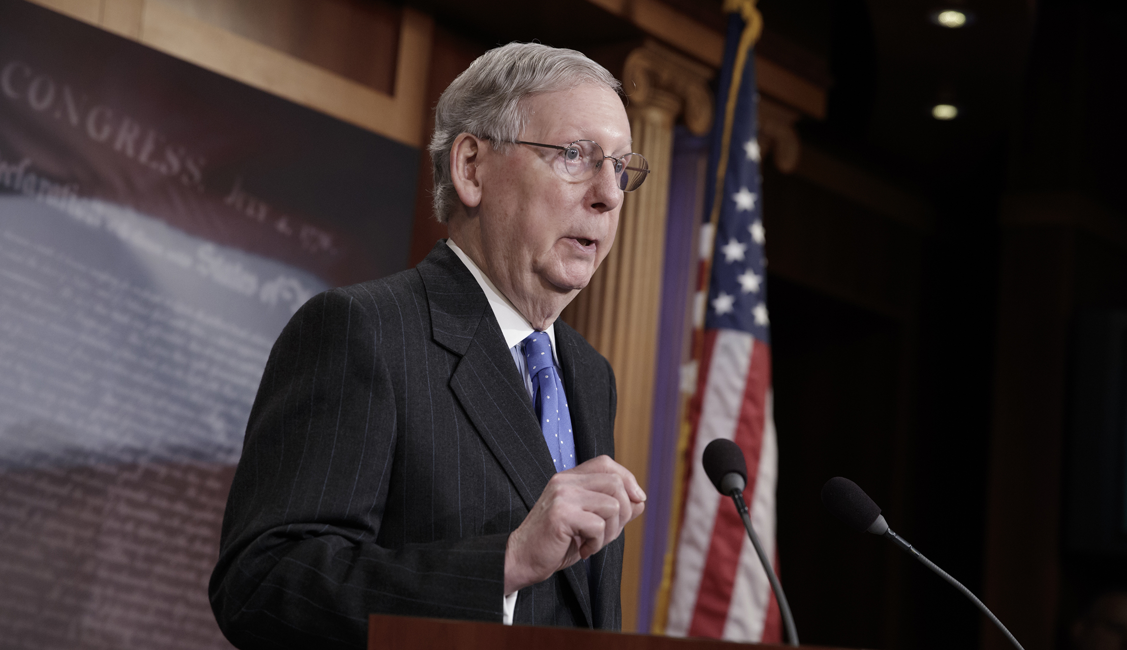 Mitch McConnell delays August recess by two weeks