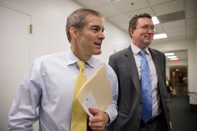 Like a cheap date, the White House has taken a shine to leadership and left behind the Freedom Caucus. (AP Photo/J. Scott Applewhite)