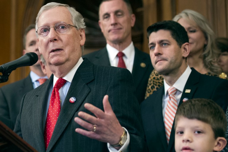 GOP wants to bankroll an Obamacare replacement with funds derived from repealing the law itself. (AP Photo/Cliff Owen)