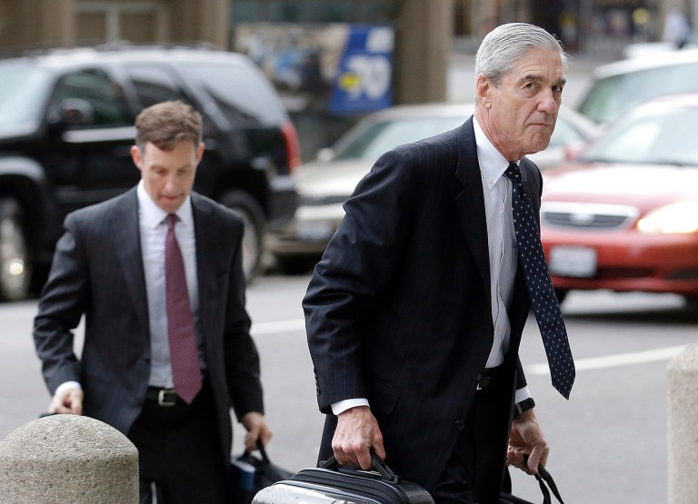 Mueller, a Republican, was the sixth director of the Federal Bureau of Investigation, serving for 12 years. (AP Photo/Jeff Chiu, File)
