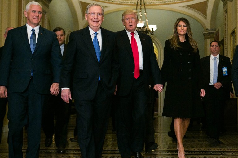 Senate Majority Leader Mitch McConnell suggested last week lawmakers could make an early exit. (Graeme Jennings/Washington Examiner)