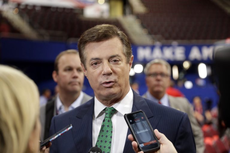Donald Trump's campaign manager is blaming President Obama for creating an environment of lawlessness that is putting U.S. cops at risk. (AP Photo/Matt Rourke)