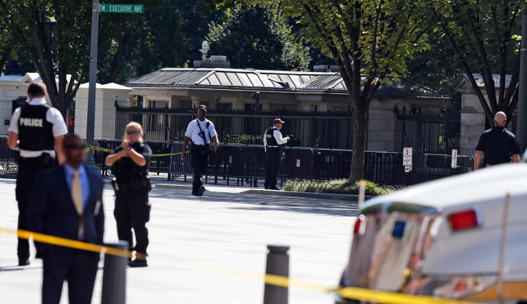 The incident comes one day after the Secret Service reported an incident at the north side of the White House Monday morning. (AP Photo/Alex Brandon)