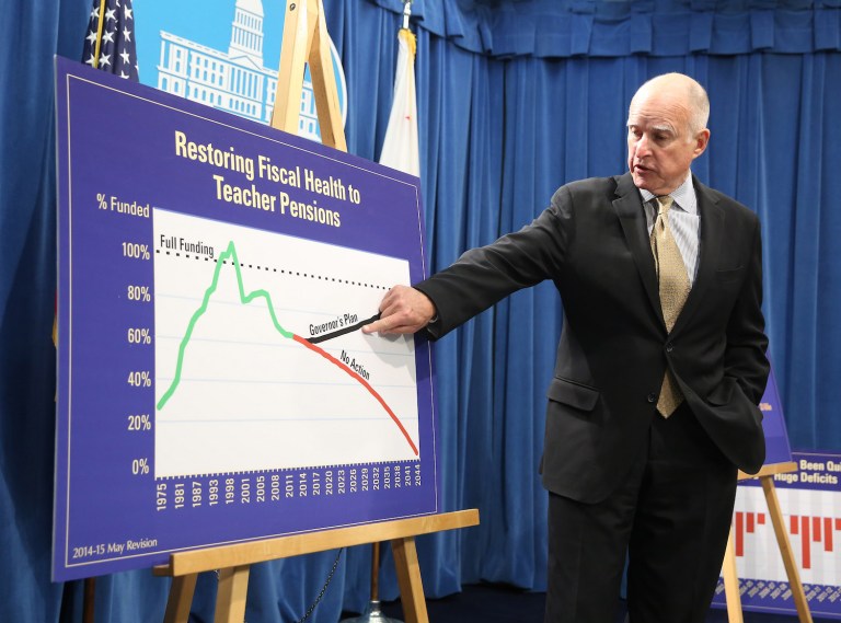 State and local employee pensions across America are short by trillions of dollars. (AP Photo)