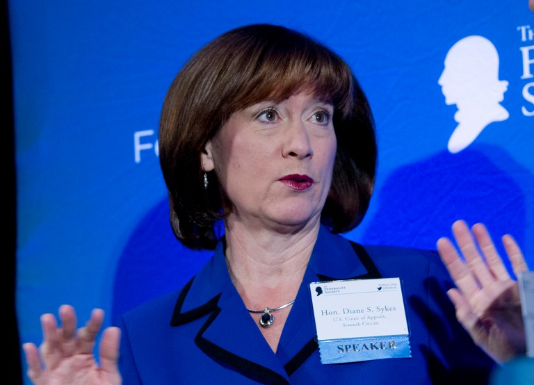 One of President-elect Trump's conservative allies says that 7th Circuit Court of Appeals Judge Diane Sykes isn't sufficiently pro-life. ( AP Photo/Jose Luis Magana)