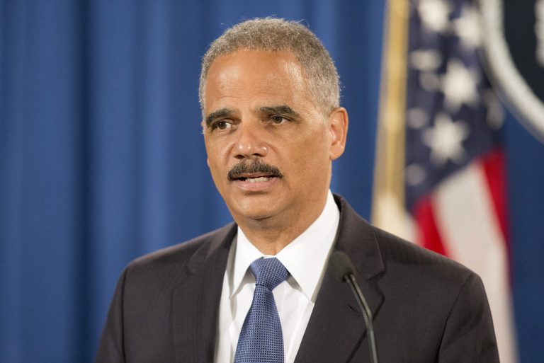 U.S. Attorney General Eric Holder makes false but racially incendiary claims about today's alleged 