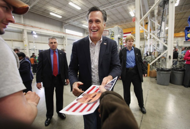 York: Romney pushes jobs, side issues trip rivals